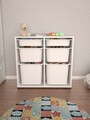 Dulap multifunctional, Estella, Carla, 90x84x30 cm, PAL, Alb