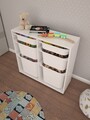 Dulap multifunctional, Estella, Carla, 90x84x30 cm, PAL, Alb