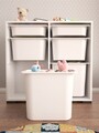 Dulap multifunctional, Estella, Carla, 90x84x30 cm, PAL, Alb