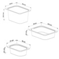 Dulap multifunctional, Estella, Montana Xs 2D4N8U, 69x112 cm, PAL, Sonomo / White
