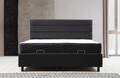 Saltea dubla, Base & Headboard, Mindy, Motya Set 150 x 200, 150x114x200 cm, PAL, Antracit