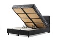 Saltea dubla, Base & Headboard, Mindy, Motya Set 150 x 200, 150x114x200 cm, PAL, Antracit