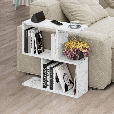 Masuta de cafea, Homitis, Homemania, 60x60x20 cm, PAL, Marmura Carrara