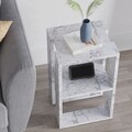 Noptiera, Homitis, Lonie, 30x55x30 cm, PAL, Marmura Carrara