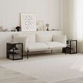 Set masute 2 piese, Homitis, Echo, PAL, Gri retro