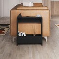 Masuta, Homitis, Simpi, 55x60x20 cm, PAL, Negru/Lemn