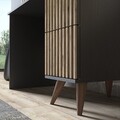 Birou, Cordelia, FRN-9014, 127x65x60 cm, PAL, Lemn / Negru / Pin Atlantic