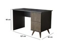 Birou, Cordelia, FRN-9014, 127x65x60 cm, PAL, Lemn / Negru / Pin Atlantic