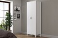 Dulap pentru haine, Cordelia, FRN-10014-1, 70x195x45 cm, PAL, Maro/Alb