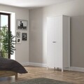 Dulap pentru haine, Cordelia, FRN-10040, 70x195x54 cm, PAL, Maro/Alb