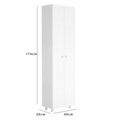 Dulap multifunctional, Cordelia, FRN-12043, 49x174x29 cm, PAL, Alb