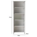 Corp biblioteca, Cordelia, FRN-10033, 64x170x25 cm, PAL, Maro/Alb