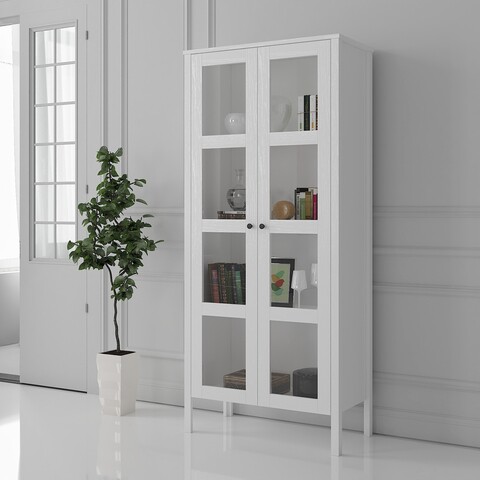 Corp biblioteca, Cordelia, FRN-10032, 80x180x35 cm, PAL, Maro/Alb