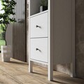 Corp biblioteca, Cordelia, FRN-10034, 80x180x35 cm, PAL, Maro/Alb