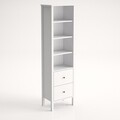 Corp biblioteca, Cordelia, FRN-10034, 80x180x35 cm, PAL, Maro/Alb