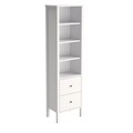 Corp biblioteca, Cordelia, FRN-10034, 80x180x35 cm, PAL, Maro/Alb
