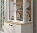 Corp biblioteca, Cordelia, FRN-20070, 83x194x47 cm, PAL, Maro/Alb