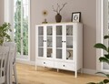 Corp biblioteca, Cordelia, FRN-20071, 130x136x44 cm, PAL, Maro/Alb