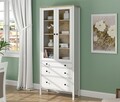 Corp biblioteca, Cordelia, FRN-20069, 83x194x35 cm, PAL, Maro/Alb