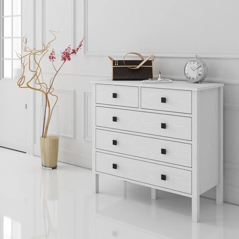 Dulap, Cordelia, FRN-10061-3, 90x85x40 cm, PAL, Maro/Alb