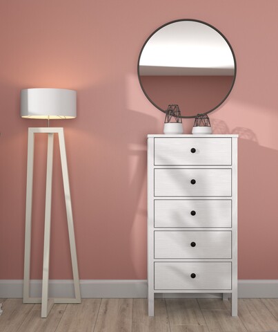 Dulap, Cordelia, FRN-20027, 58x116 cm, PAL, Maro/Alb