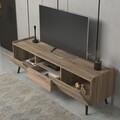 Comoda TV, Cordelia, FRN-7000-1, 180x55x40 cm, PAL, Maro