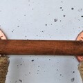 Raft de perete, Evila Originals, Cop058, 16x18x4 cm, Metal, Nuc / Rose Gold