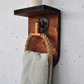 Raft de perete, Evila Originals, Cop059, 16x11x25 cm, Lemn, Maro