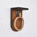 Raft de perete, Evila Originals, Cop059, 16x11x25 cm, Lemn, Maro