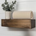 Raft de perete, Evila Originals, Raf271, 13x60x11 cm, Lemn masiv, Lemn