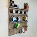 Raft de perete, Evila Originals, Raf284, 55x55x7 cm, Placaj, Lemn