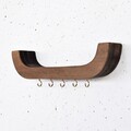 Raft de perete, Evila Originals, Raf289, 33x11x7 cm, Placaj, Lemn