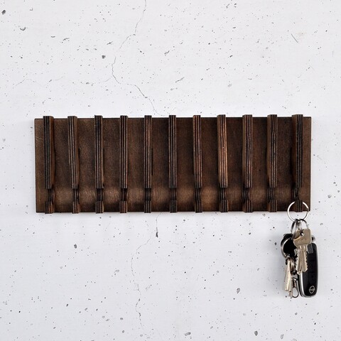 Raft de perete, Evila Originals, Raf290, 38x13x5 cm, Placaj, Lemn