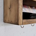 Raft de perete, Evila Originals, Raf293, 40x10x10 cm, Lemn masiv, Lemn