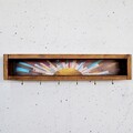 Raft de perete, Evila Originals, Raf293, 40x10x10 cm, Lemn masiv, Lemn