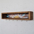 Raft de perete, Evila Originals, Raf293, 40x10x10 cm, Lemn masiv, Lemn