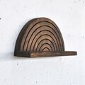Raft de perete, Evila Originals, Raf295, 31x16x9 cm, Placaj, Lemn