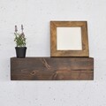 Raft de perete, Evila Originals, Raf300, 13x40x11 cm, Lemn masiv, Lemn