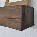 Raft de perete, Evila Originals, Raf300, 13x40x11 cm, Lemn masiv, Lemn