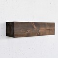 Raft de perete, Evila Originals, Raf300, 13x40x11 cm, Lemn masiv, Lemn