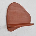 Raft de perete, Evila Originals, Meh221, 35x32x11 cm, Placaj, Rosu