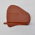 Raft de perete, Evila Originals, Meh221, 35x32x11 cm, Placaj, Rosu