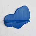 Raft de perete, Evila Originals, Meh223, 35x25x11 cm, Placaj, Albastru