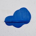 Raft de perete, Evila Originals, Meh223, 35x25x11 cm, Placaj, Albastru