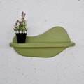 Raft de perete, Evila Originals, Meh224, 35x18x11 cm, Placaj, Verde deschis