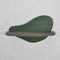 Raft de perete, Evila Originals, Meh226, 35x20x11 cm, Placaj, Verde închis / Gri