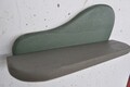 Raft de perete, Evila Originals, Meh226, 35x20x11 cm, Placaj, Verde închis / Gri