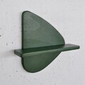 Raft de perete, Evila Originals, Meh227, 35x32x11 cm, Placaj, Verde inchis
