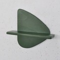 Raft de perete, Evila Originals, Meh227, 35x32x11 cm, Placaj, Verde inchis