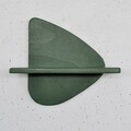 Raft de perete, Evila Originals, Meh227, 35x32x11 cm, Placaj, Verde inchis